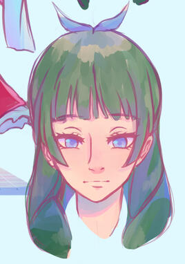 Boceto coloreado